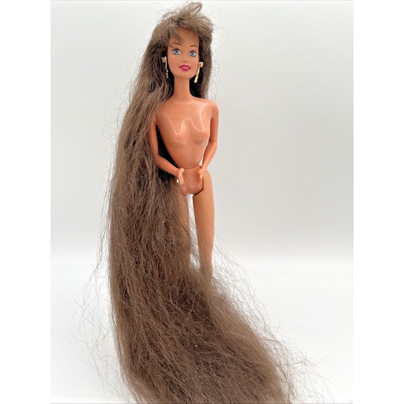 Barbie Other - Vintage 1995 Jewel Hair Mermaid Teresa Barbie #14588 Doll NUDE Damage Hands